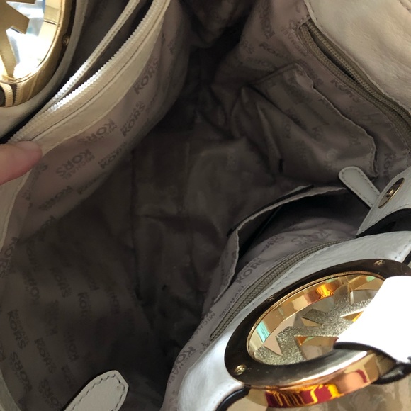 Leather Michael Kors shoulder bag - Picture 3 of 6